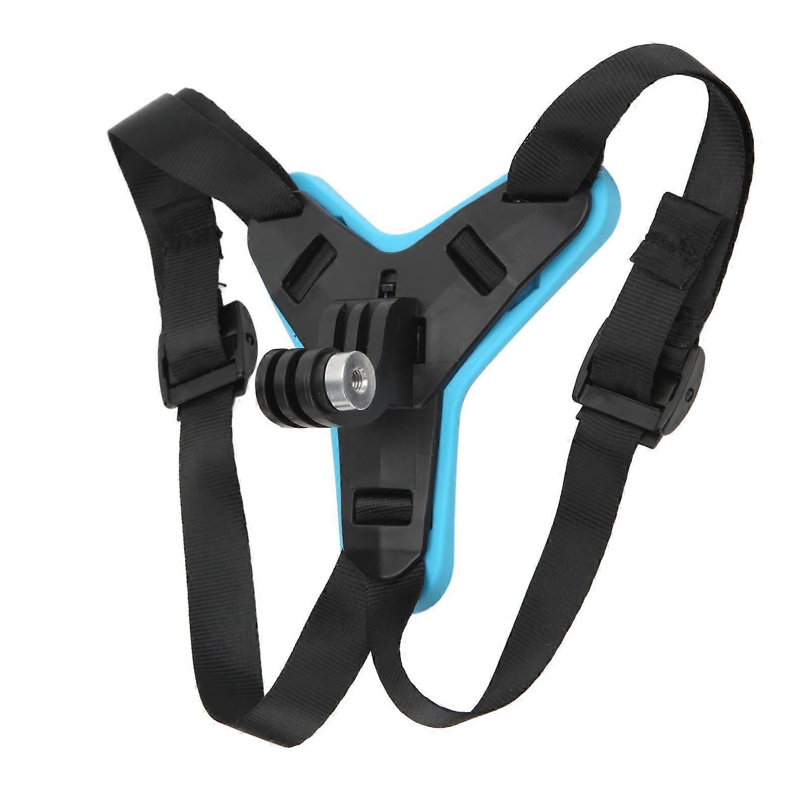 Adjustable Helmet Chin Mount - Secure, Non-Slip Camera Bracket for Motorcycle Rides
