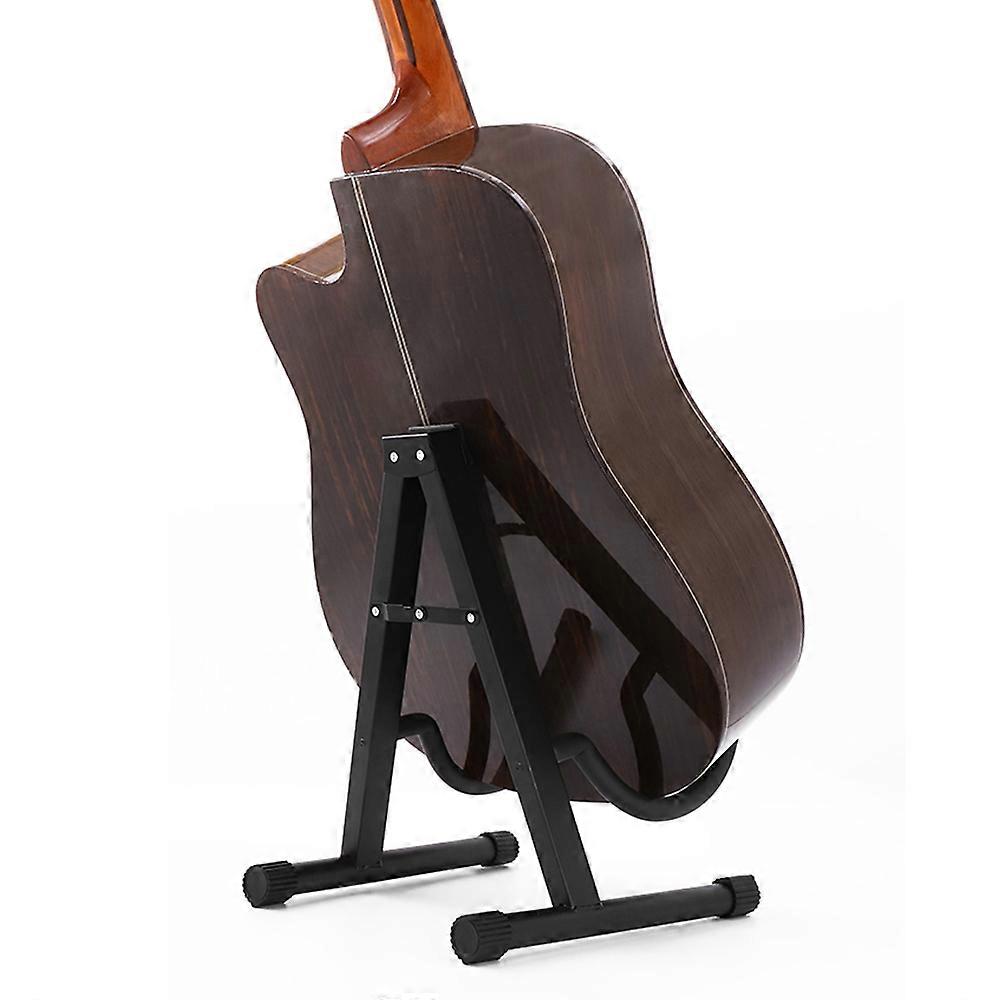 Folding Instrument Stand for Guitar Cello Bass Classic Folk Electric Guitars Foldable Stand Holder A-frame Bracket Universal Compact Space-saving