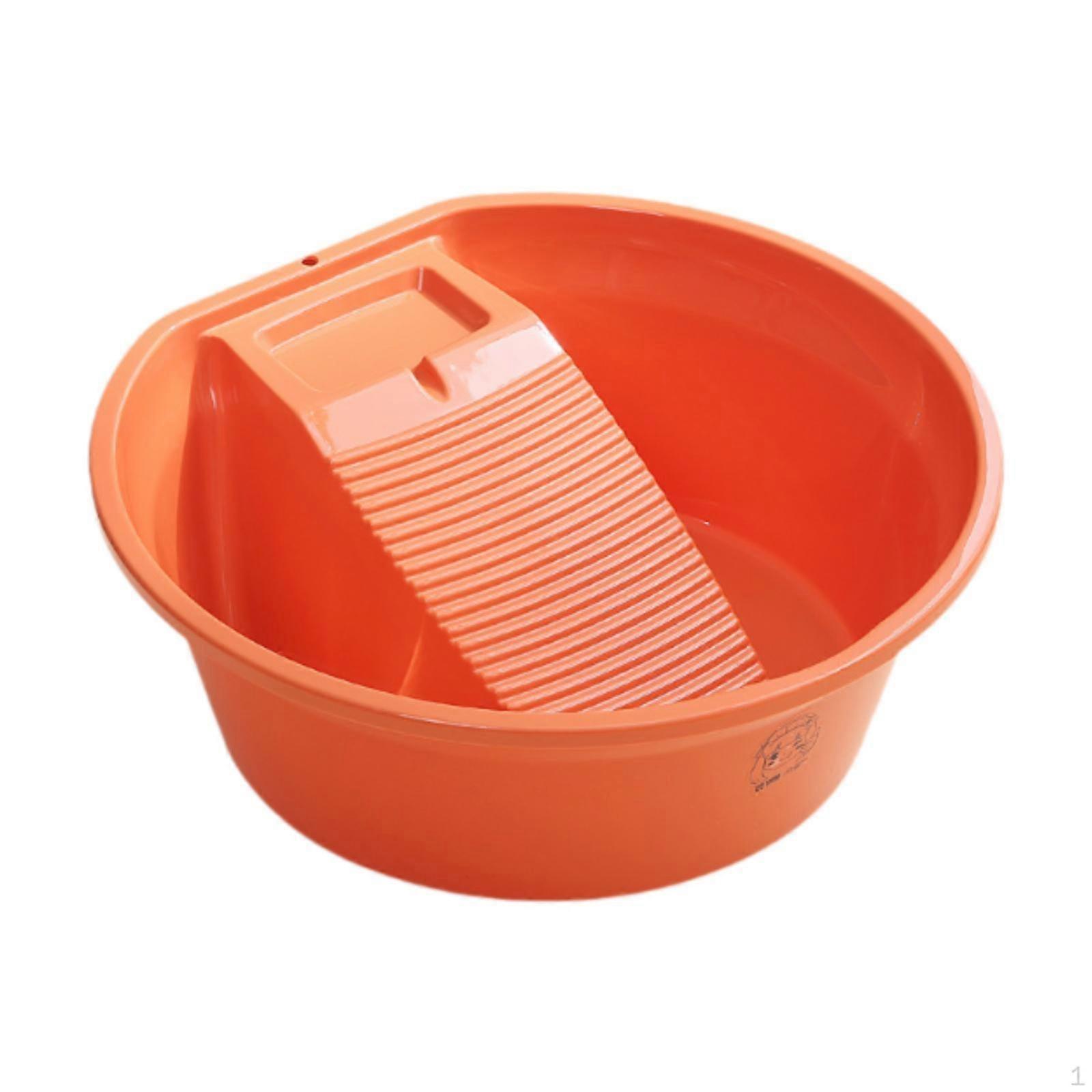 Compact Garment Washboard Basin - Easy Laundry Solution