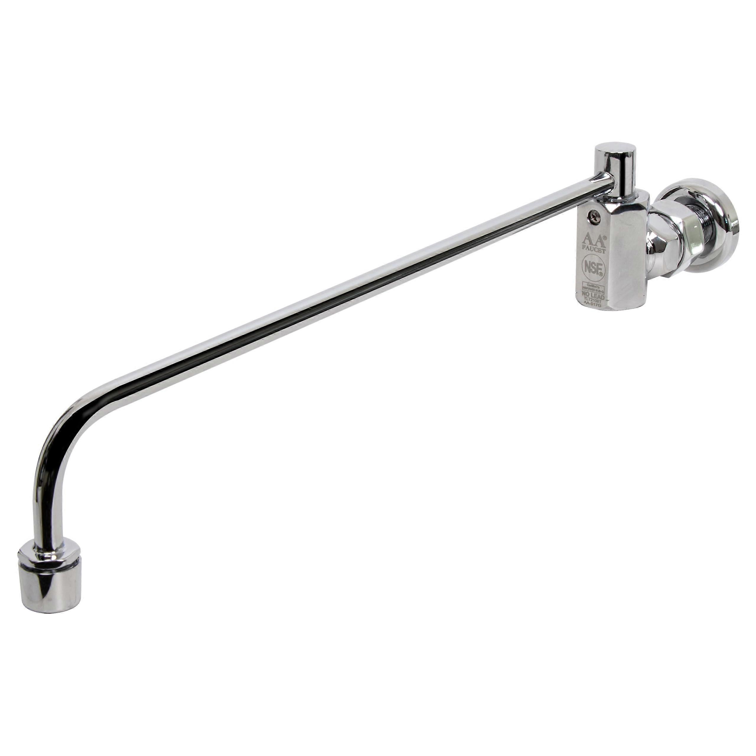 Wok Range Center-On Automatic Faucet 14" Spout 1/2" Male Inlet Restaurant Kitchen Model AA-517G