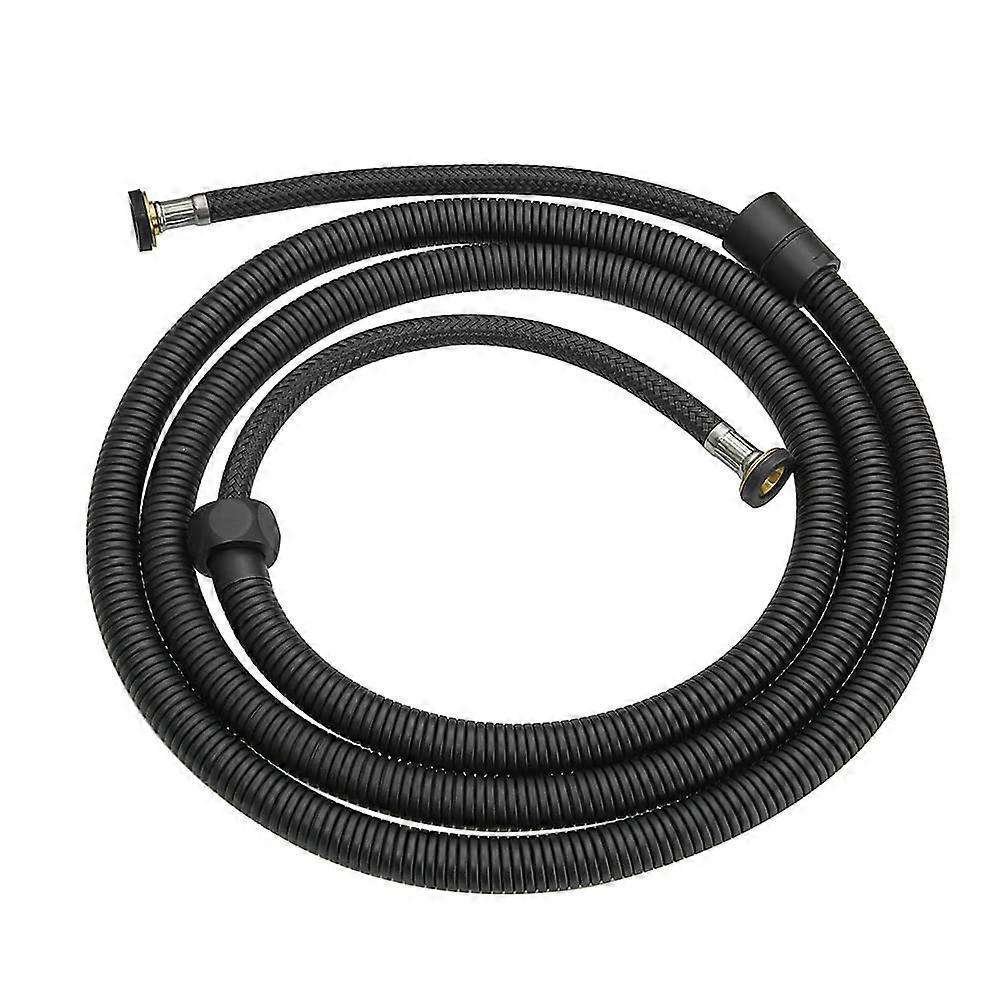 Shower Hose Extra Long 79 Inch Matte Black Replacement Handheld Shower Head Extension Hose Compatible with Standard Fixtures