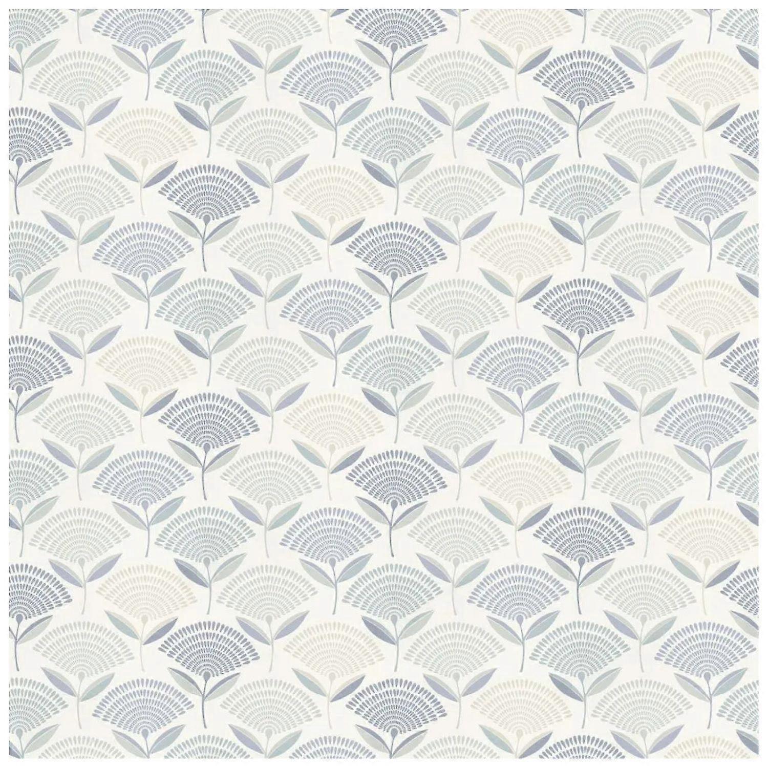 Prestigious Textiles Calia Porcelain Flowers Wallpaper