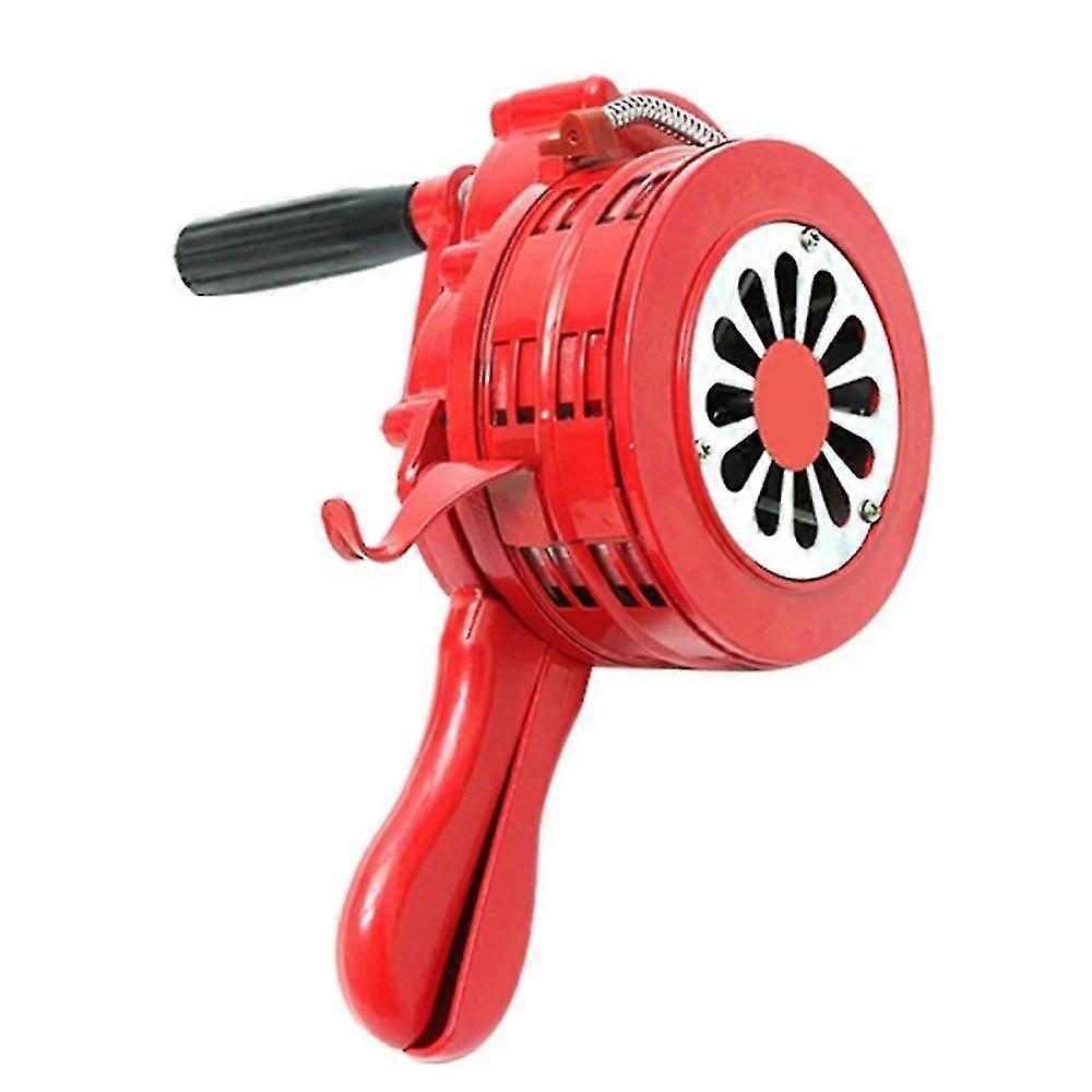 Pédalier d’urgence Sirène Klaxon 110dB Système d’alarme de sécurité à commande manuelle Avertissement École Shopping Incendie Air Raid-2025-ss