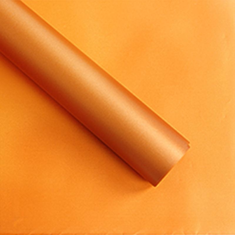 20 Sheets / Pack Flower Wrapping Paper Matte Paper Gift Paper Translucent Wrapping Paper Material, Colour: Orange