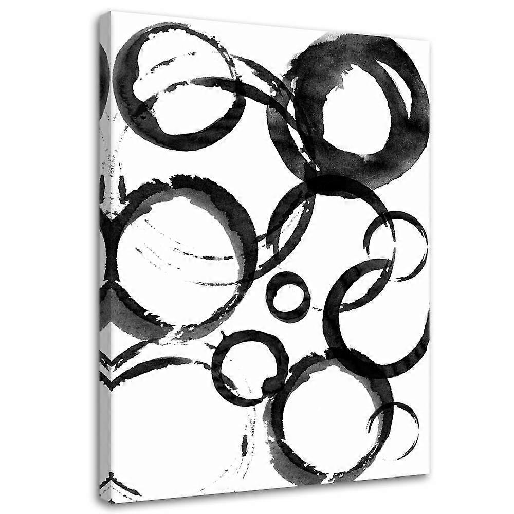 Fotobehang, Abstracte cirkels - 70x100