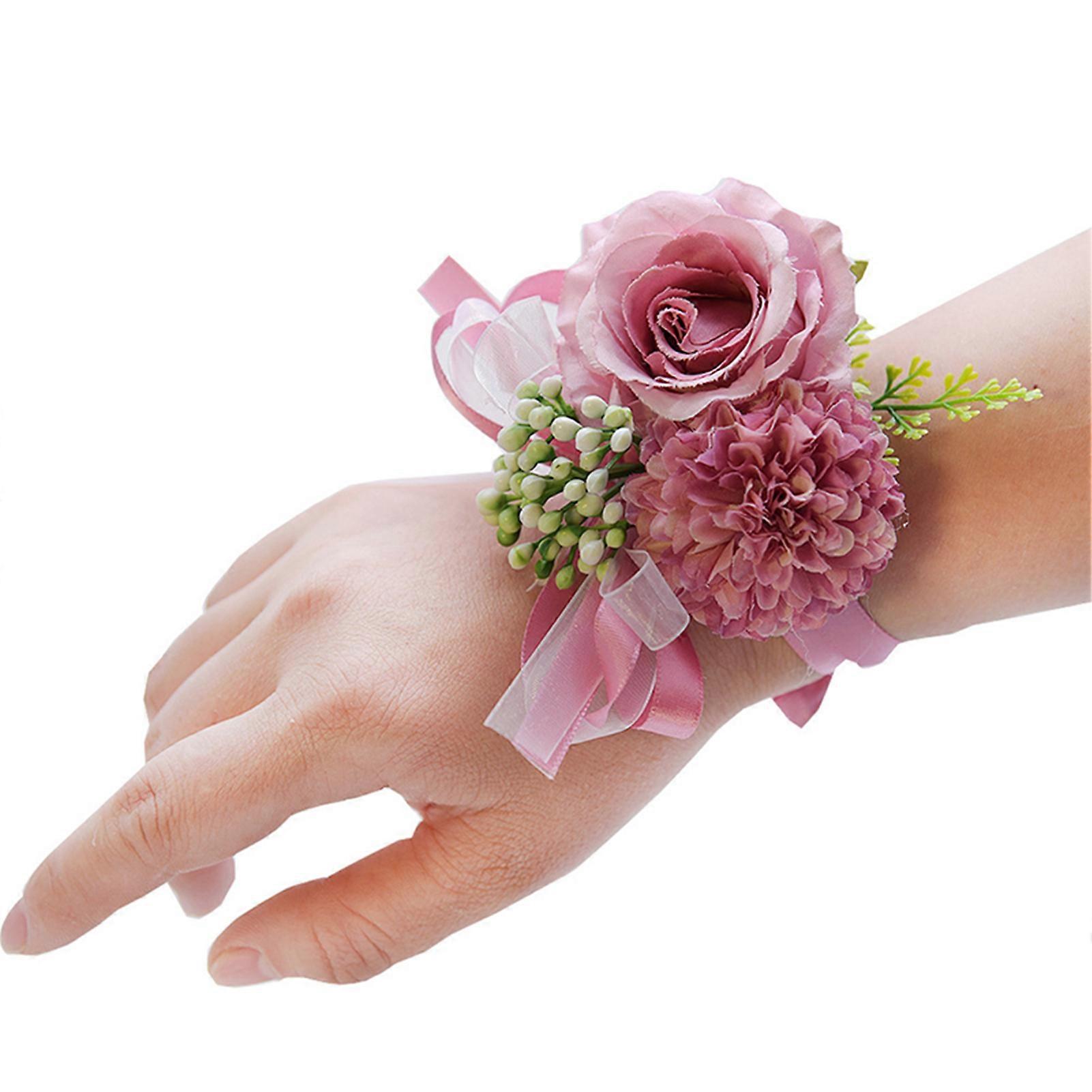 Artificial Flower Wrist Corsage Exquisite Design Corsage