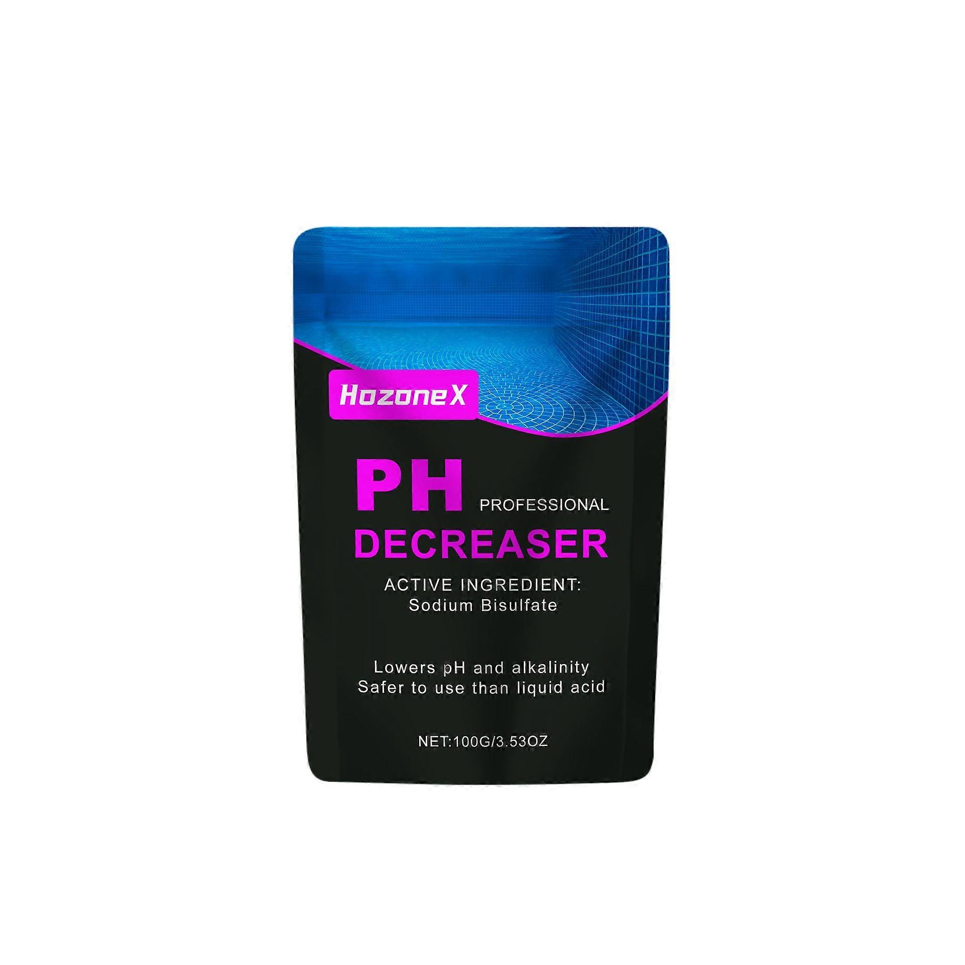 pH Down for Pools - 5lb - Sodium Bisulfate pH Decreaser for Pool & Alkalinity Decreaser - Easy Dissolving Dry Acid Pool Chemicals - 100g
