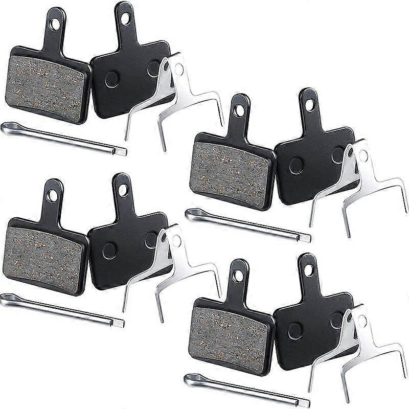 4 Pairs Bicycle Brake Pads for TRP Tektro Shimano Deore Br-M446 (Semi-Metallic Pads)