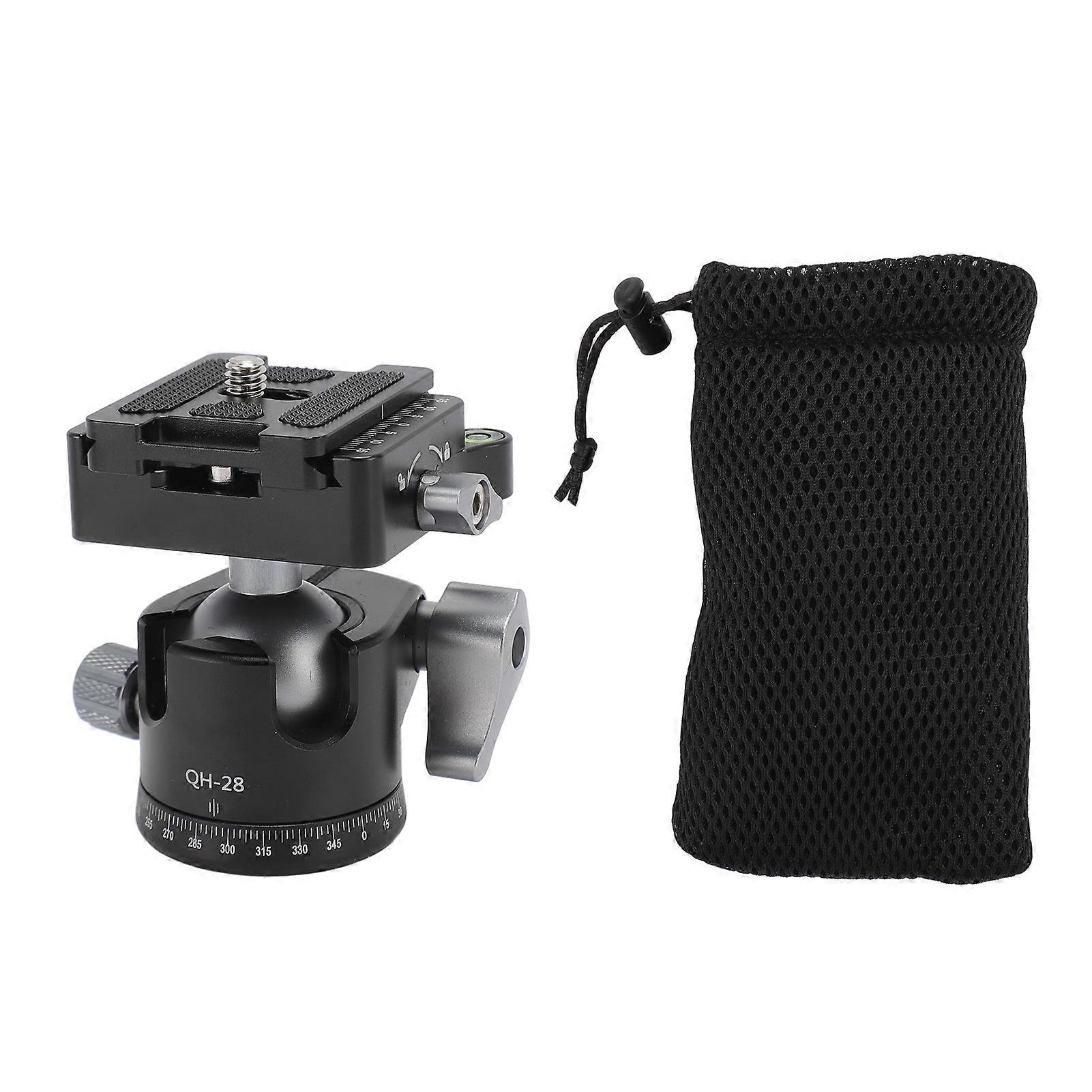 Tripod Low Center of Gravity Panoramic Ball Head with Arca 1/4in Quick Release Plate for Monopod Camera Camcorder