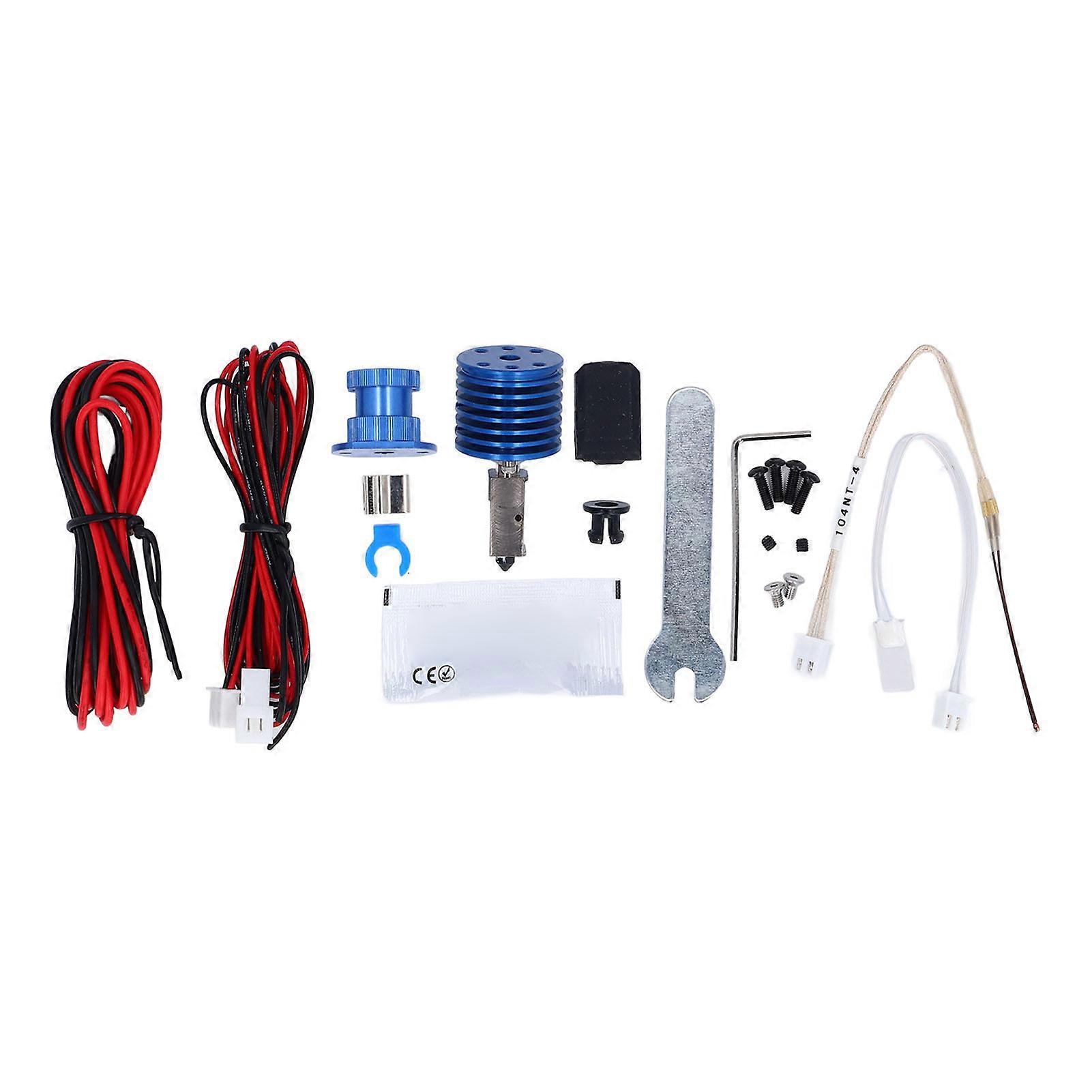 3D Printer Hotend Nozzle Kit Ceramic Heating Core Hot End Print Head Extruder Kit for CR10 EnderMK8