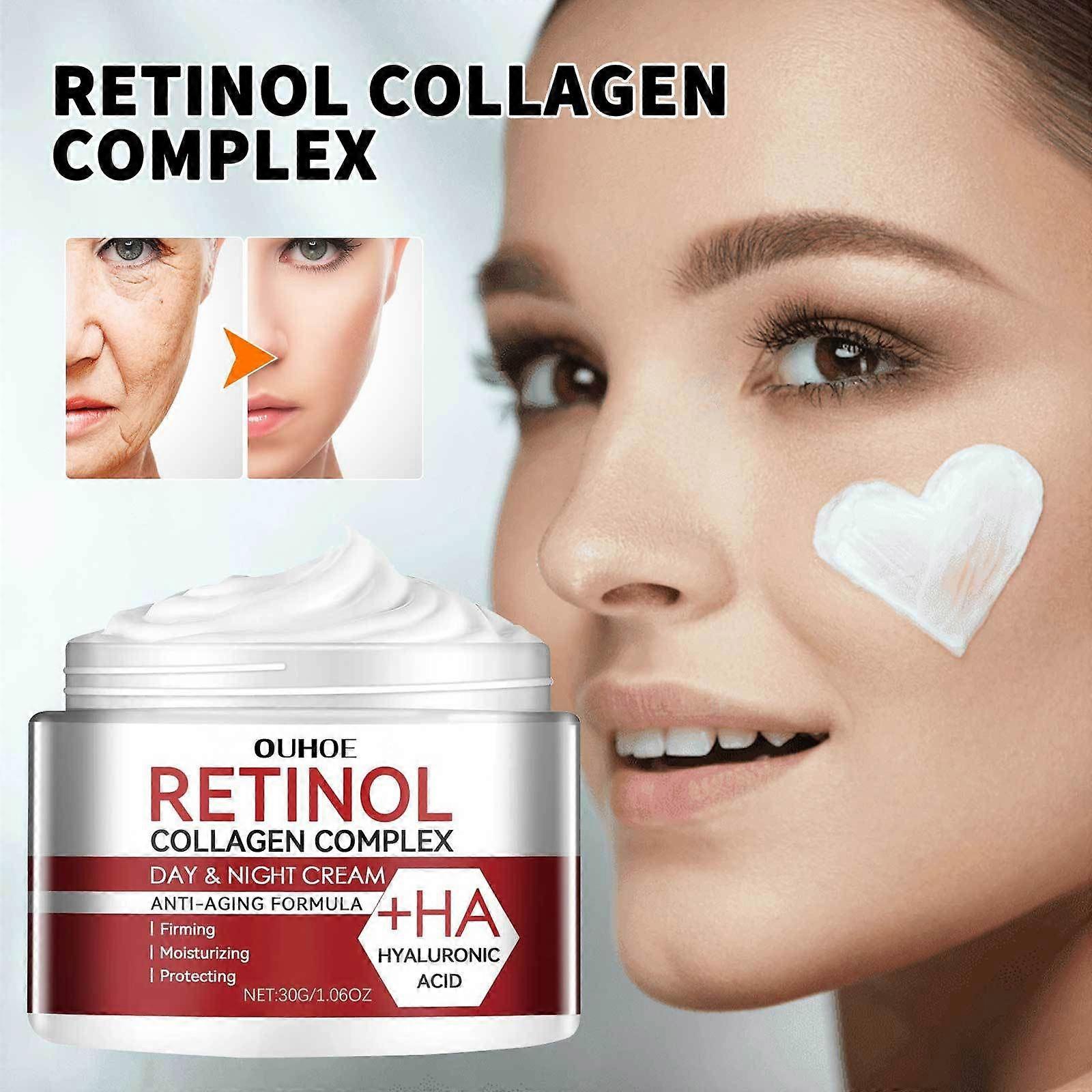 30g Retinol Collagen Complex Αντιγηραντική Κρέμα Ημέρας & Νύχτας με Υαλουρονικό Οξύ