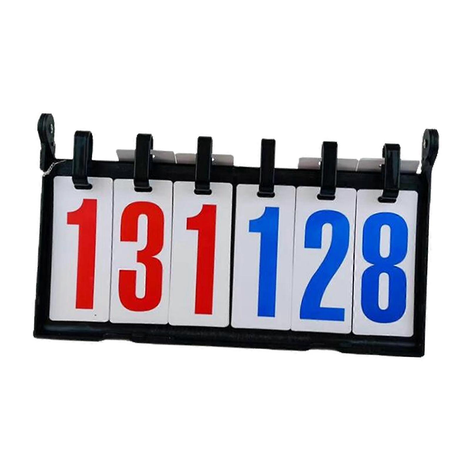 Tabletop Scoreboard Scoring Scorekeeper for Baseball Table Tennis Basketball