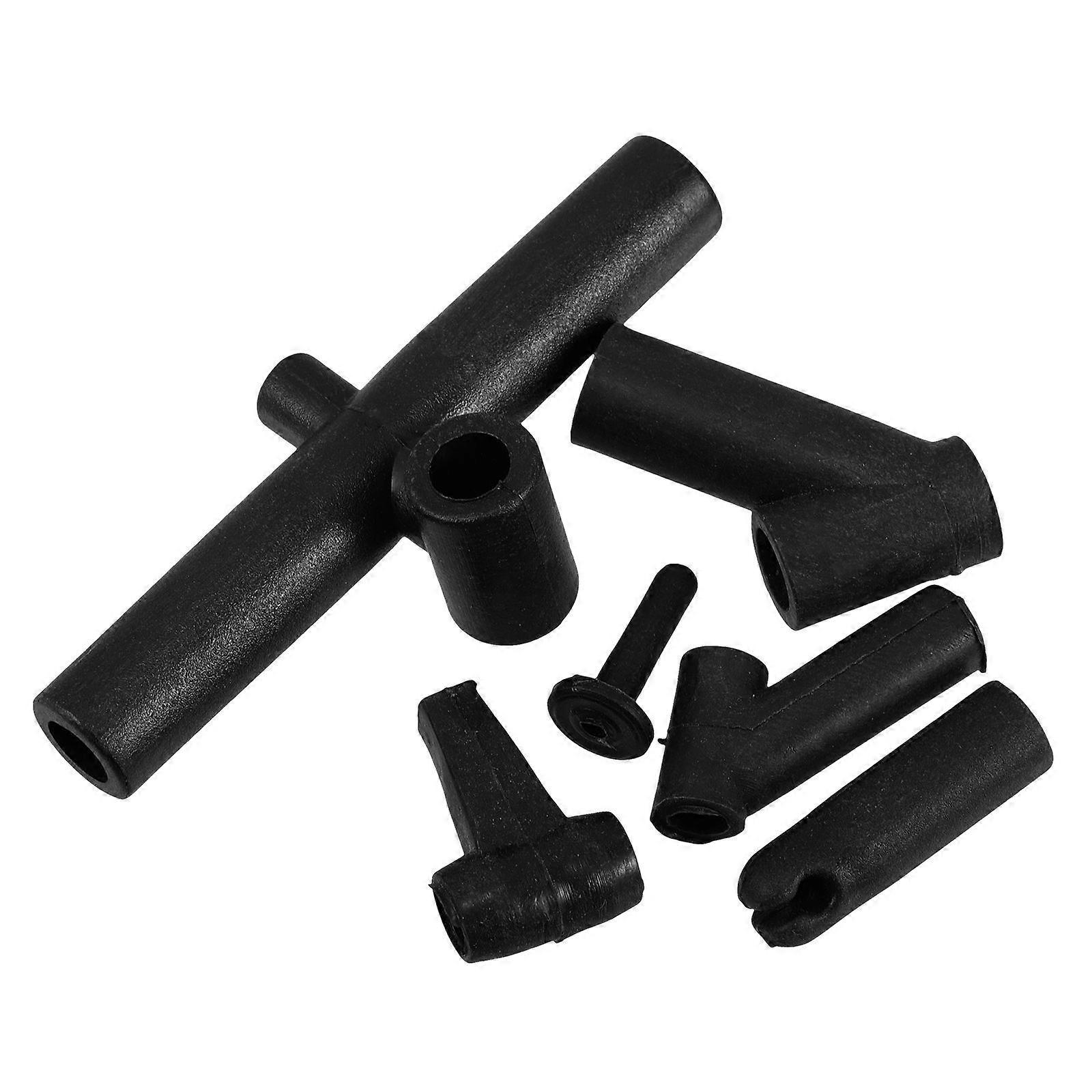 凧を修理するためのDIYカイトフレームコネクタ1セットプラスチックティーロッドサポートコネクタカイトアクセサリーカイトサポートロッドカイトフライングアクセサリー