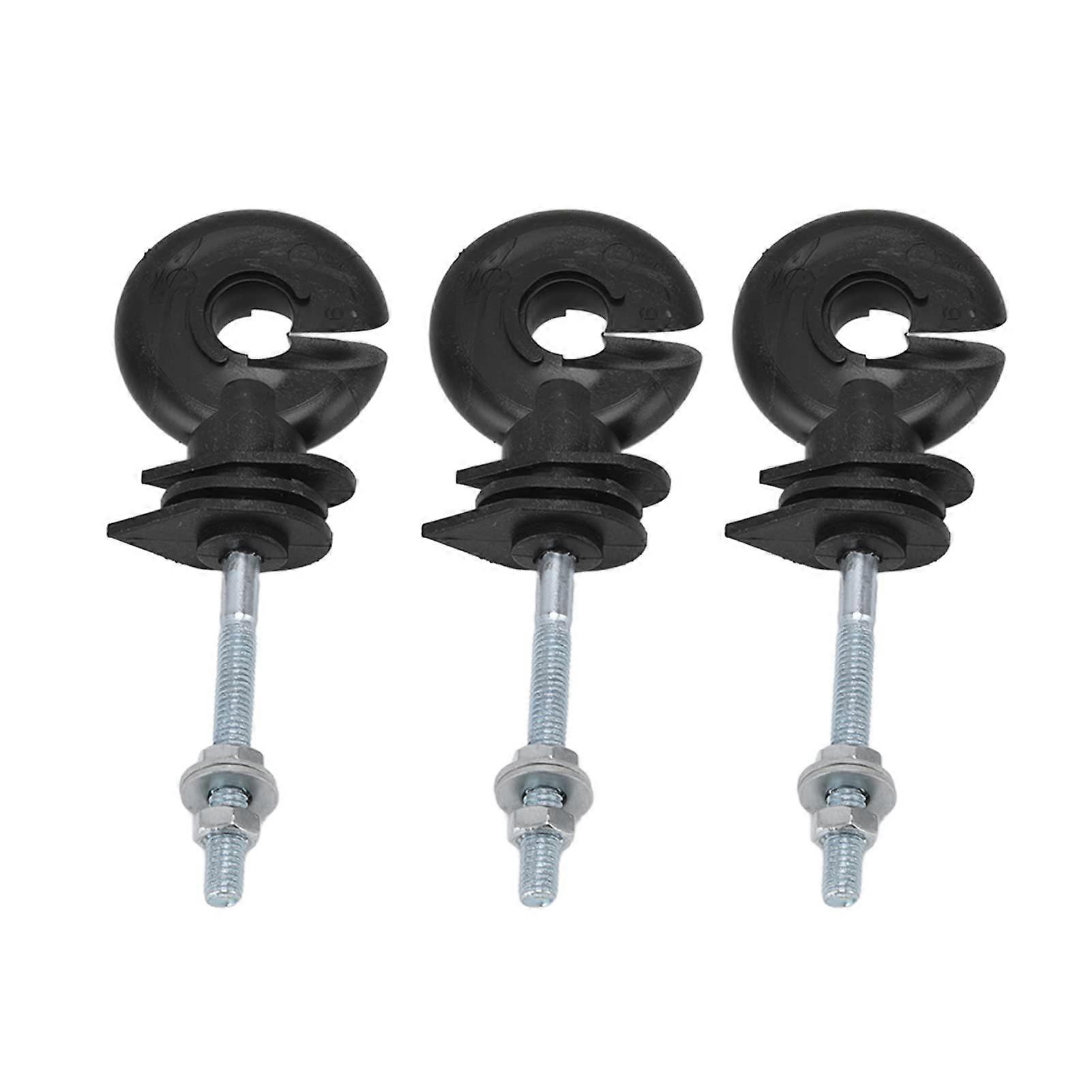 Electric Fence Insulator 100pcs, Durable Agricultural Fencing Hardware, Compatible with All Types of Fencing Systems