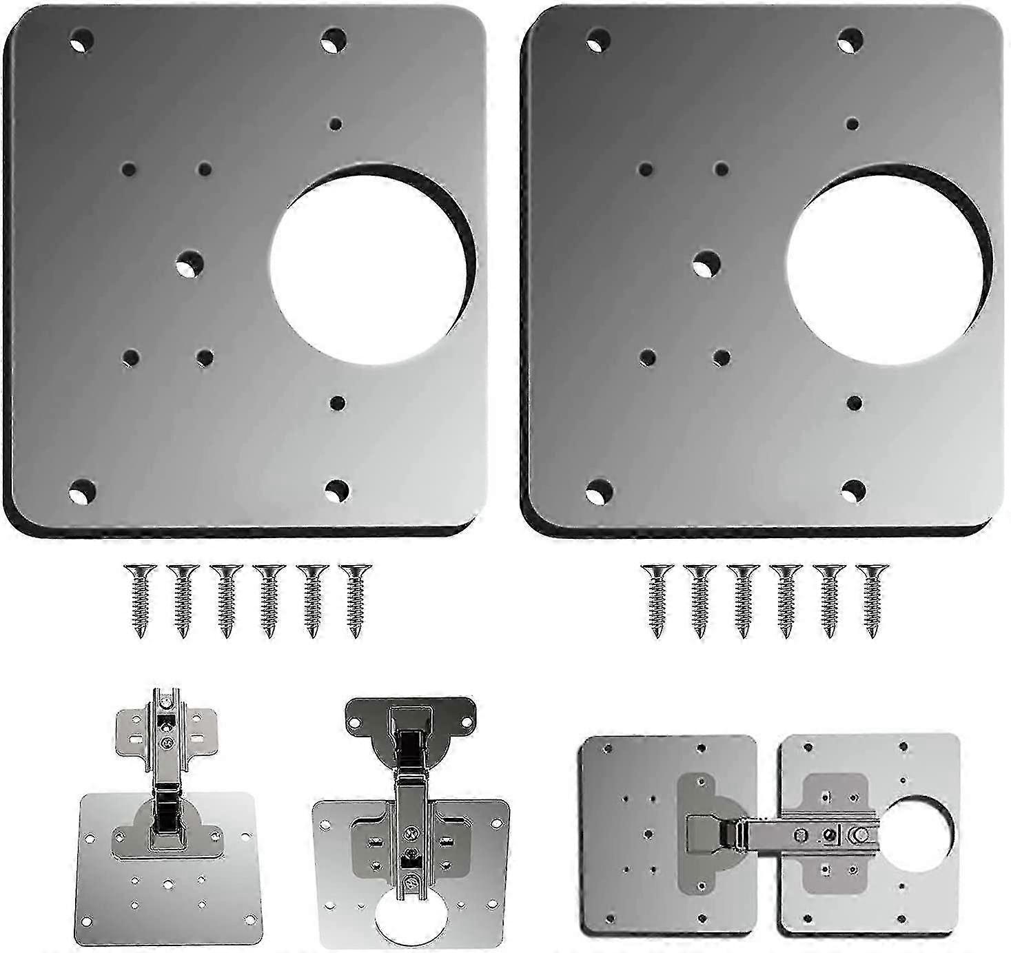 Cabinet Hinge Repair Plate for Kitchen Cupboard
