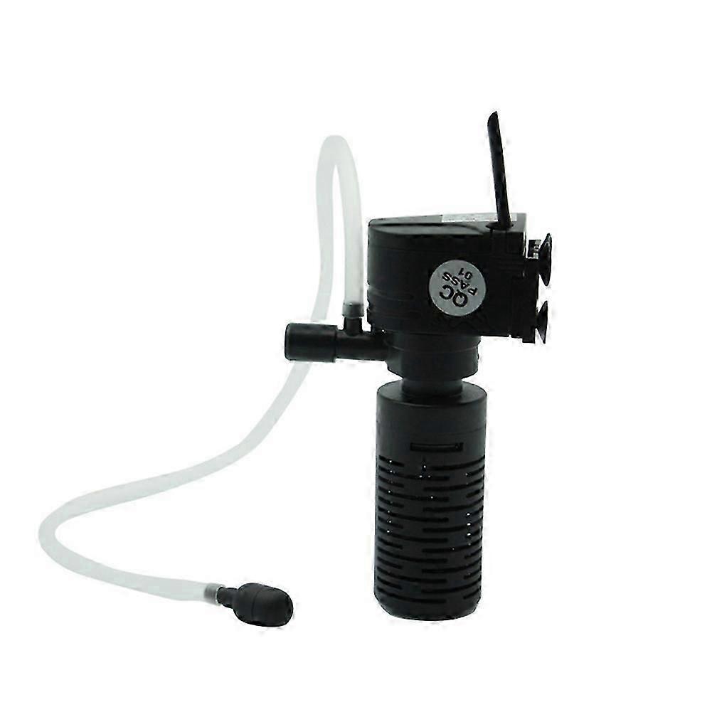 3 in 1 3W Mini Aquarium Fish Tank Filter Water Purifier Submersible Oxygen Pump