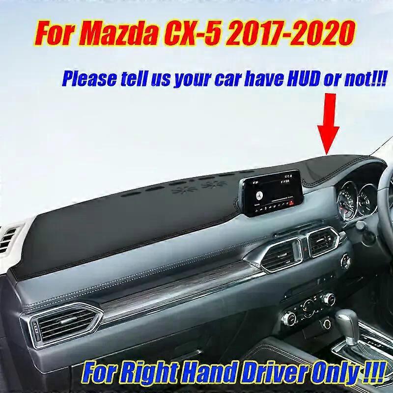 RHD Dashborddeksel i skinn Dash Protector Pad Matte For Mazda CX5 CX-5 2017-2020
