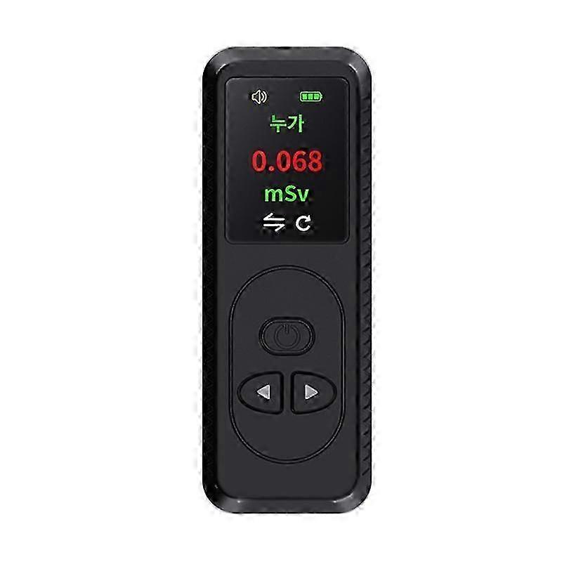 Geiger Counter Nuclear Radiation Detector Personal Dosimeter X -Rays Detector Radioactive Tester Alarm-Black