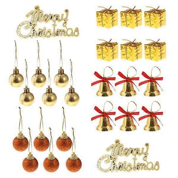 3x 26pcs Set of Assorted Christmas Balls Christmas Tree Hanging