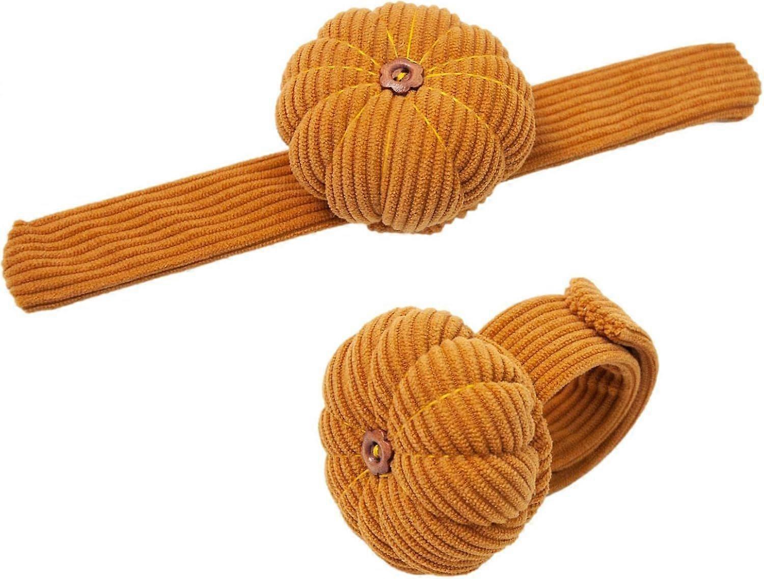 Wrist Pincushion, Pumpkin Shape Pincushions, Pop Snap Pincushions, Needle Cushion for Sewing with Adjustable Elastic Strap for All Sizes