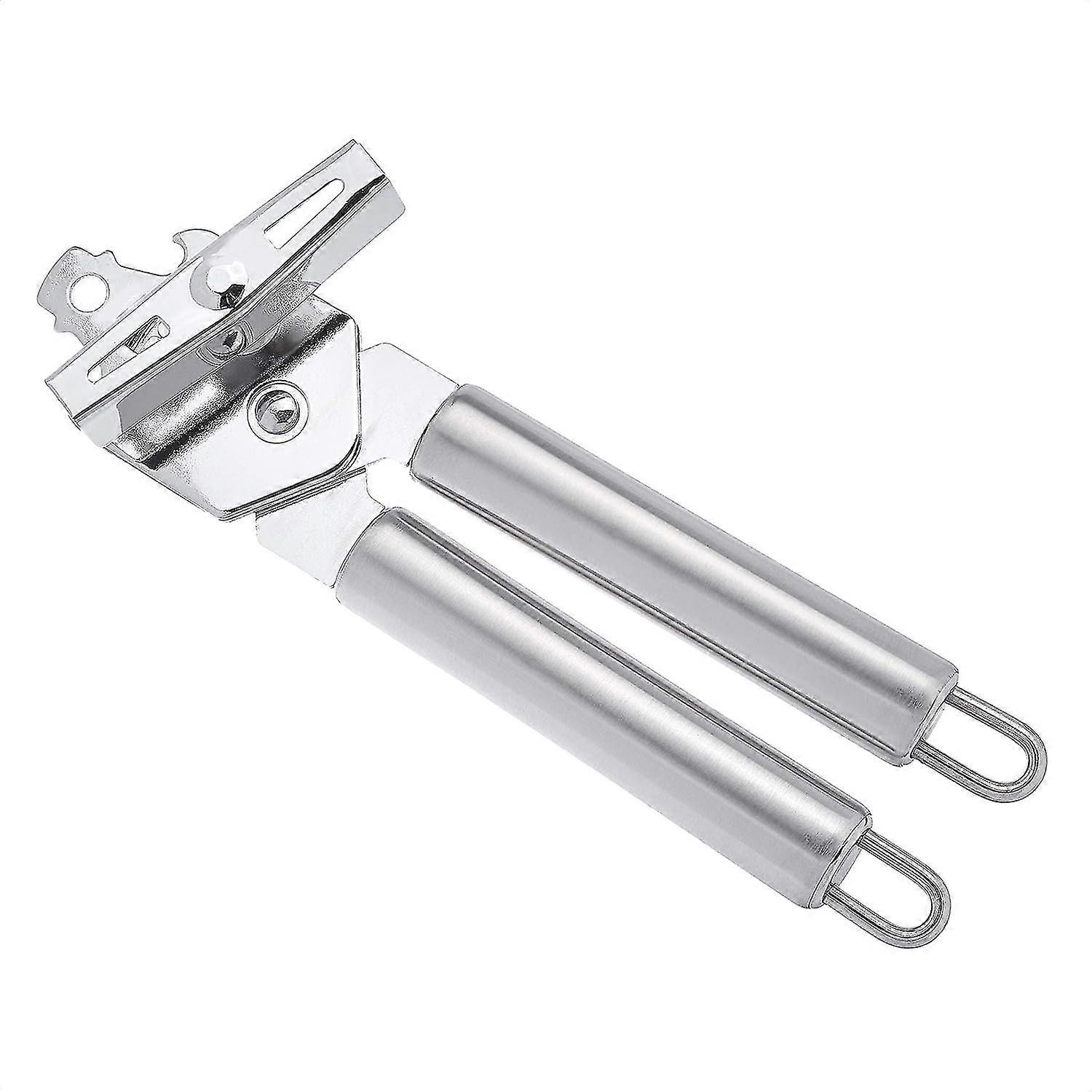 3-in-1 Manual Can Opener, Stainless Steel with Hook for Drying, Durable Design