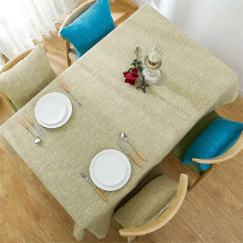 Cotton Linen Tablecloth Rectangular Dining Table Cloth Cover Home Decor