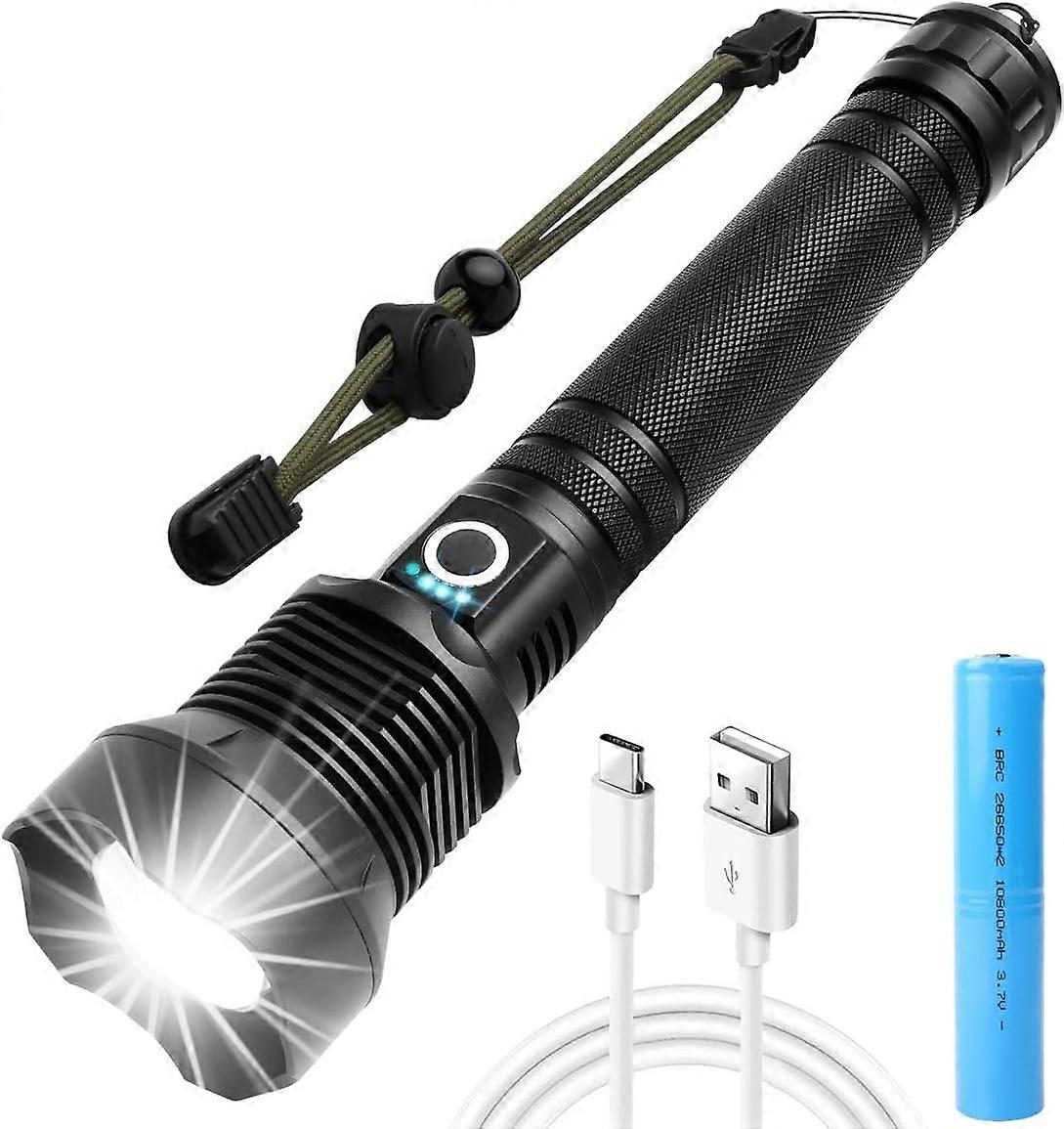 Super Bright, Multiple Modes Emergency Flashlight, High Lumens