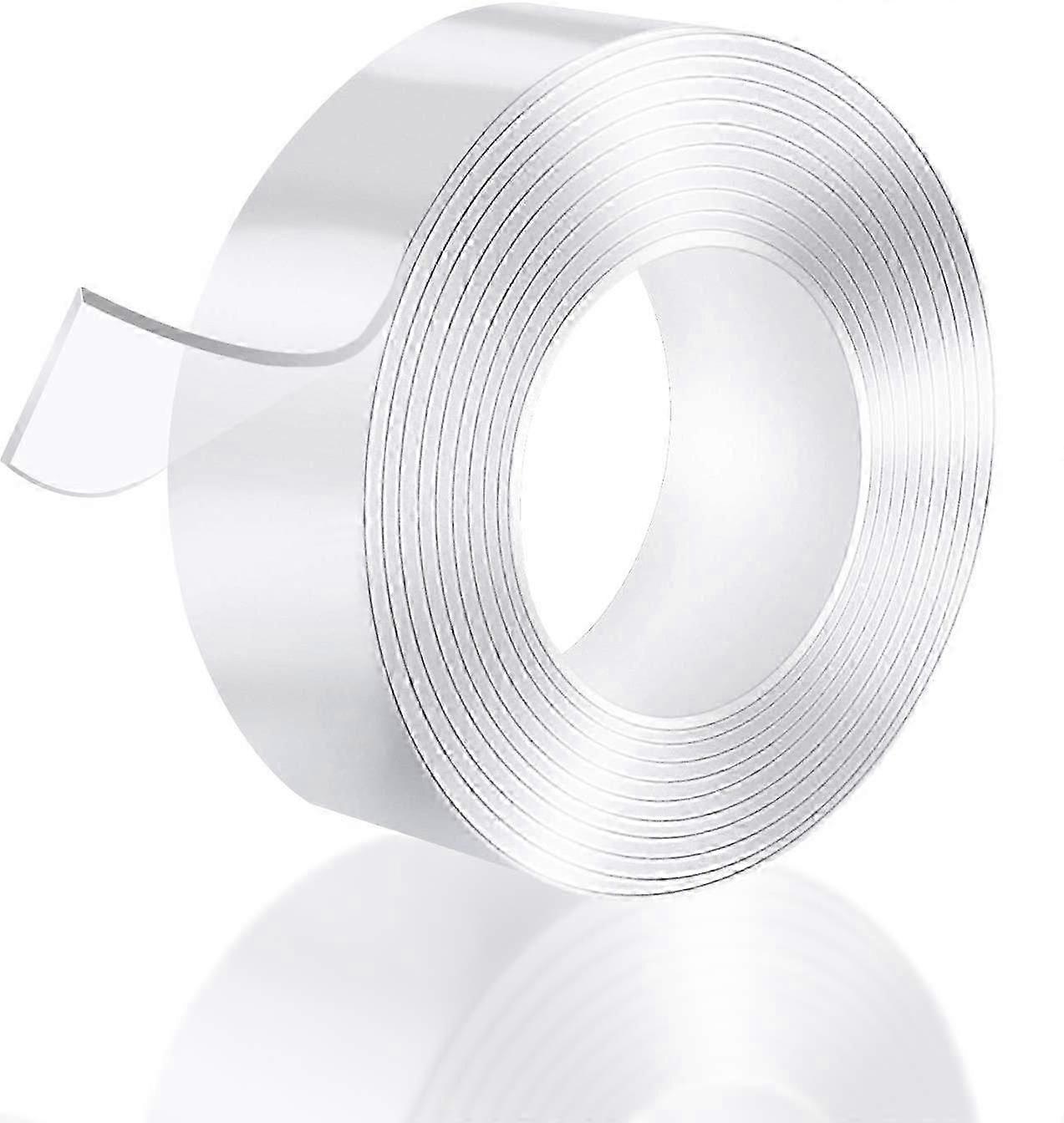 Double Sided Tape Use In Walls - Multipurpose Removable Mounting Adhesive Tape Heavy Dutyreusable Washable Traceless Strong Sticky Strips Gel Grip Tap