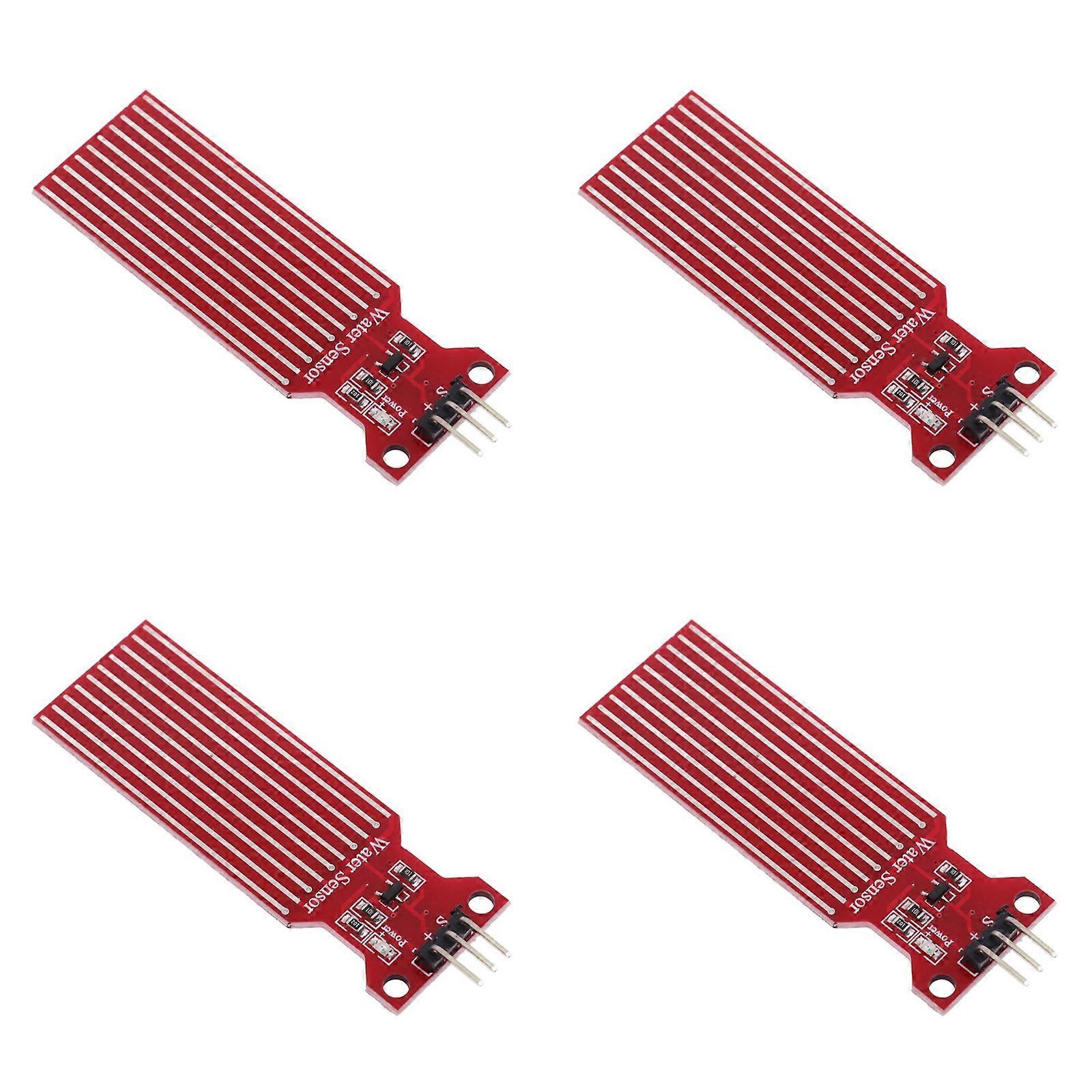 4pcs DC3V to 5V Rainwater Level Sensors Module Water Monitoring Sensors for Water Monitoring Control for Mega2560