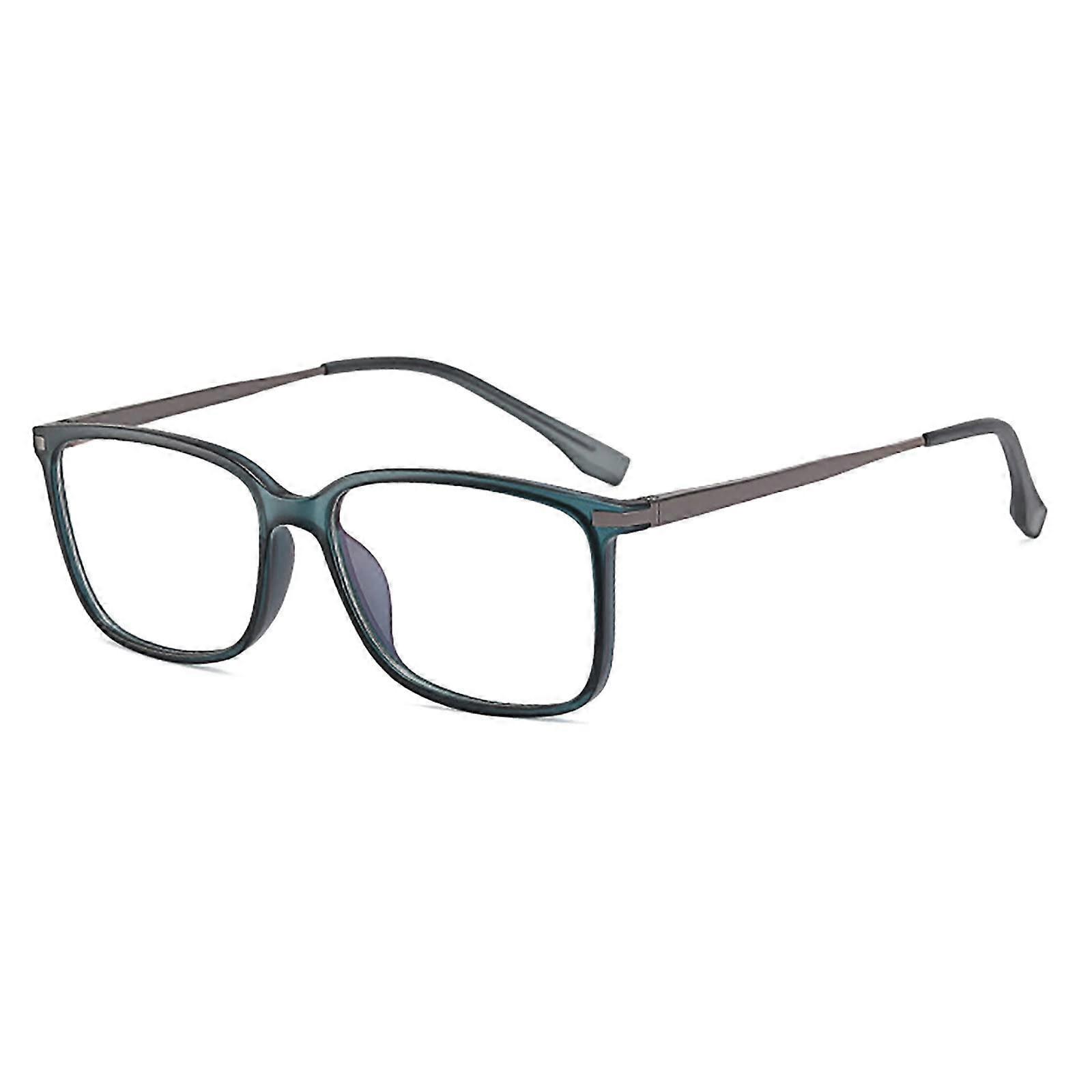 Computer Blue Light Blocking Glasses for Men and Women, Classic Rectangular Design, Anti-Fatigue, Stylish Reading Eyewear