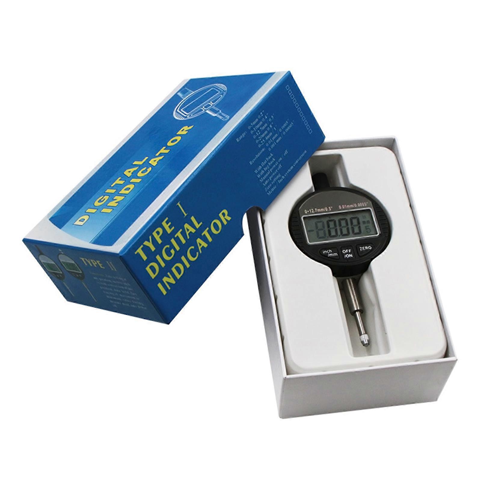 Quadrante, intervallo 0-0,5 "(0-12,7 mm), risoluzione 0,005" (0,01 mm)