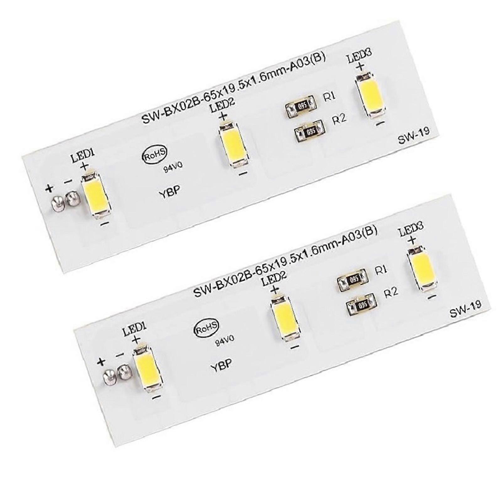 High Brightness Fridge And Freezer Eye Protective LED Light Bar for SW BX02B Kitchen Appliances Easy Installation 2 Pack