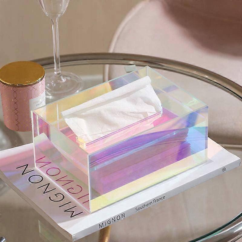 Acrylic Colored Tissue Box