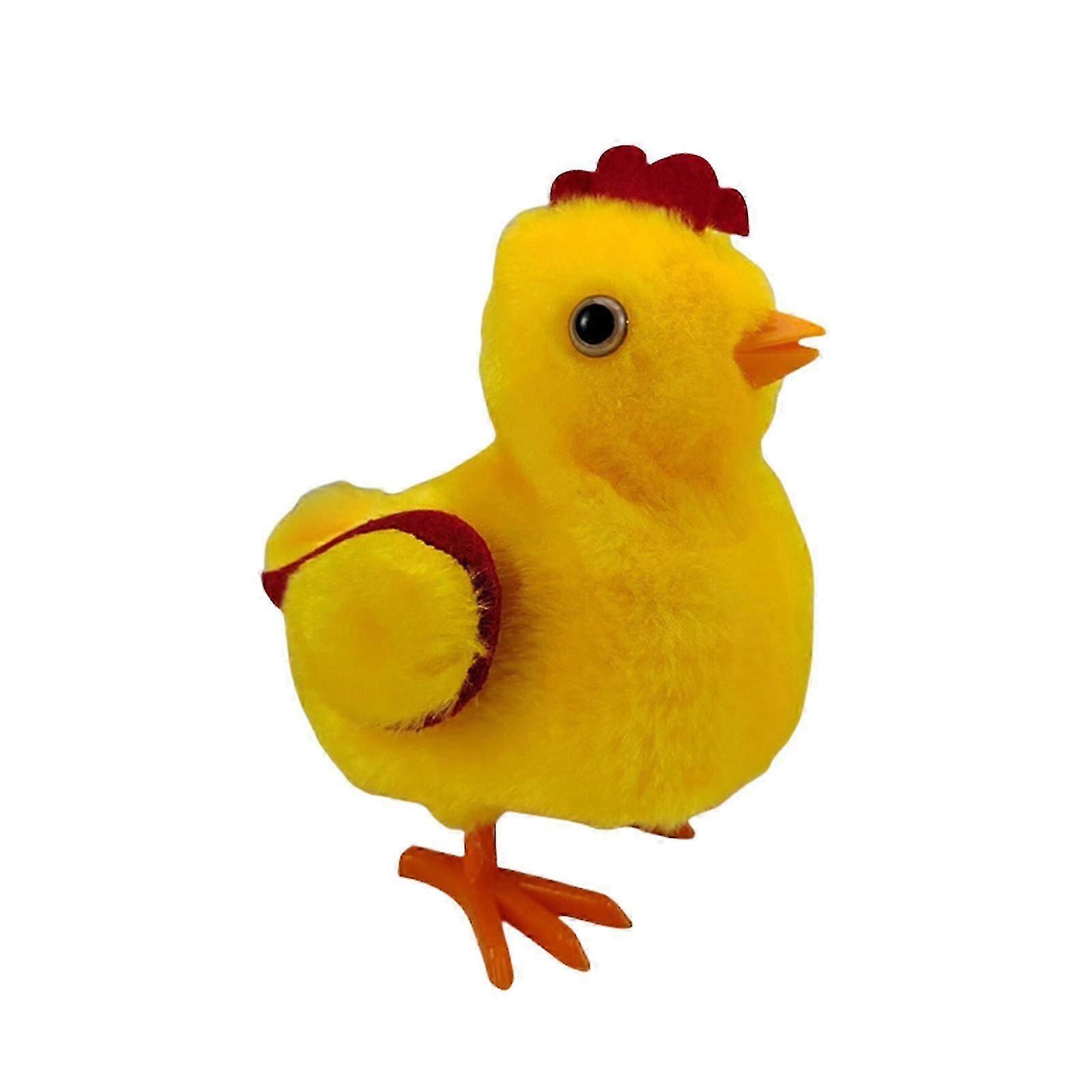 ぬいぐるみチキンおもちゃ動物のようなイースターデーフェスティバルシミュレーションひよこのおもちゃ早期教育キッズイースターバスケットフィラー