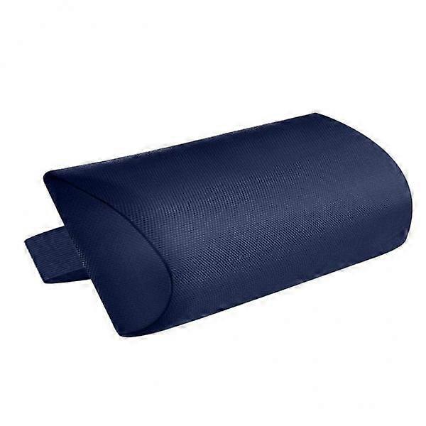 4X Lounge Chair Lunch Break Folding Wicker Chair Sponge Pillow Navy Blue