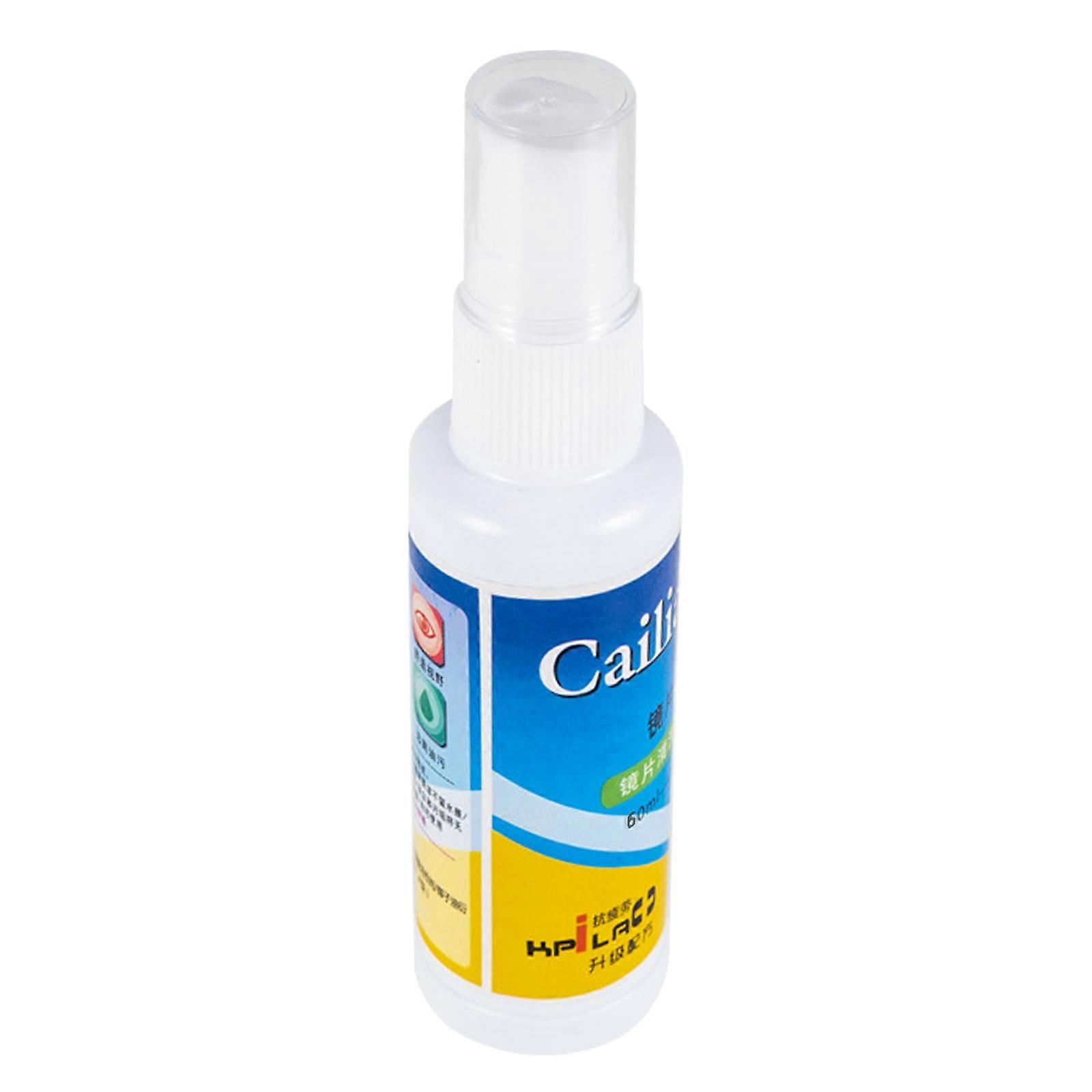 Eyeglasses Lens Cleaner Glasses Cleaner Spray 60ml Eyeglasses Scratch Maintenance Solution Glasses Dirt Oil Removal Spray 1