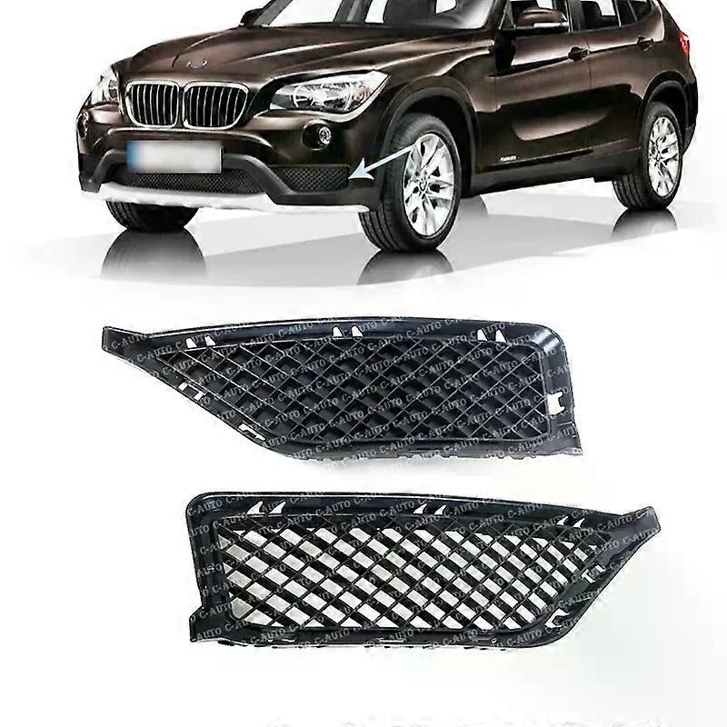 Car Front Bumper Lower Bottom Grille Suitable for B-M-W X1 E84 2013 2014 2015 51117303756 51117303757 car-styling fog light cover shade