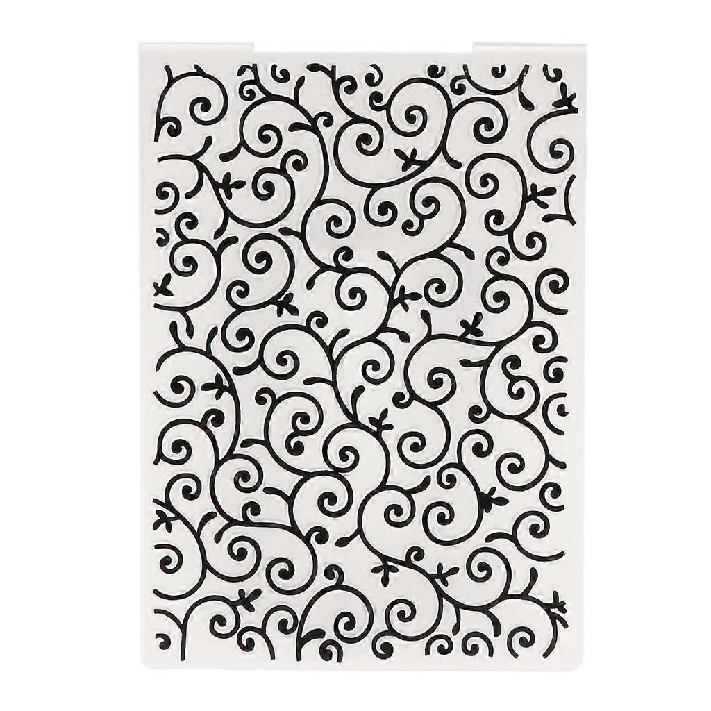 Flower Vine Embossing Folder Template for Scrapbooking Photo Album Card Paper Making Stencil Decorating Mould Tool Clear