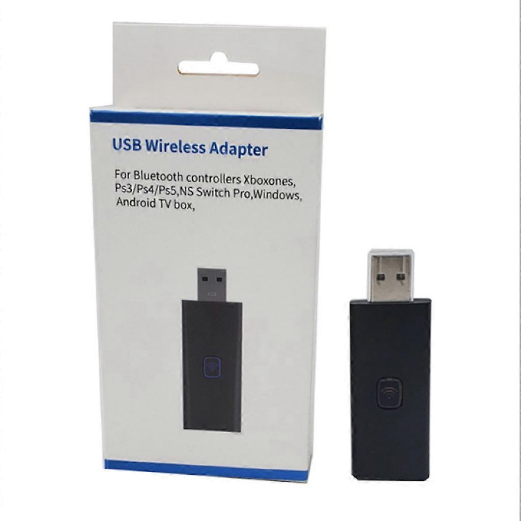Wireless USB Adapter for/Switch Pro/for  Controller USB Bluetooth-compatible Adapter Receiver Transmitter Console  Black