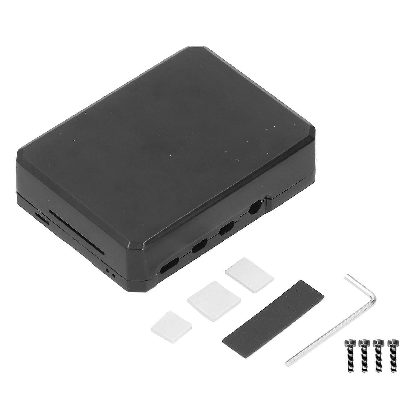 Högkvalitativt Raspberry Pi 4B Mini fodral i aluminiumlegering Passiv kylning