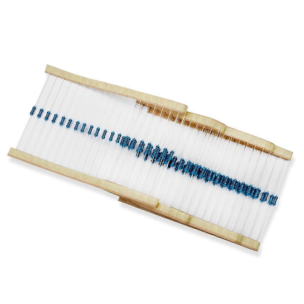 100pcs 1/4w 1% Tolerance 1K ohm Metal Film Resistor DIY Projects and Experiments