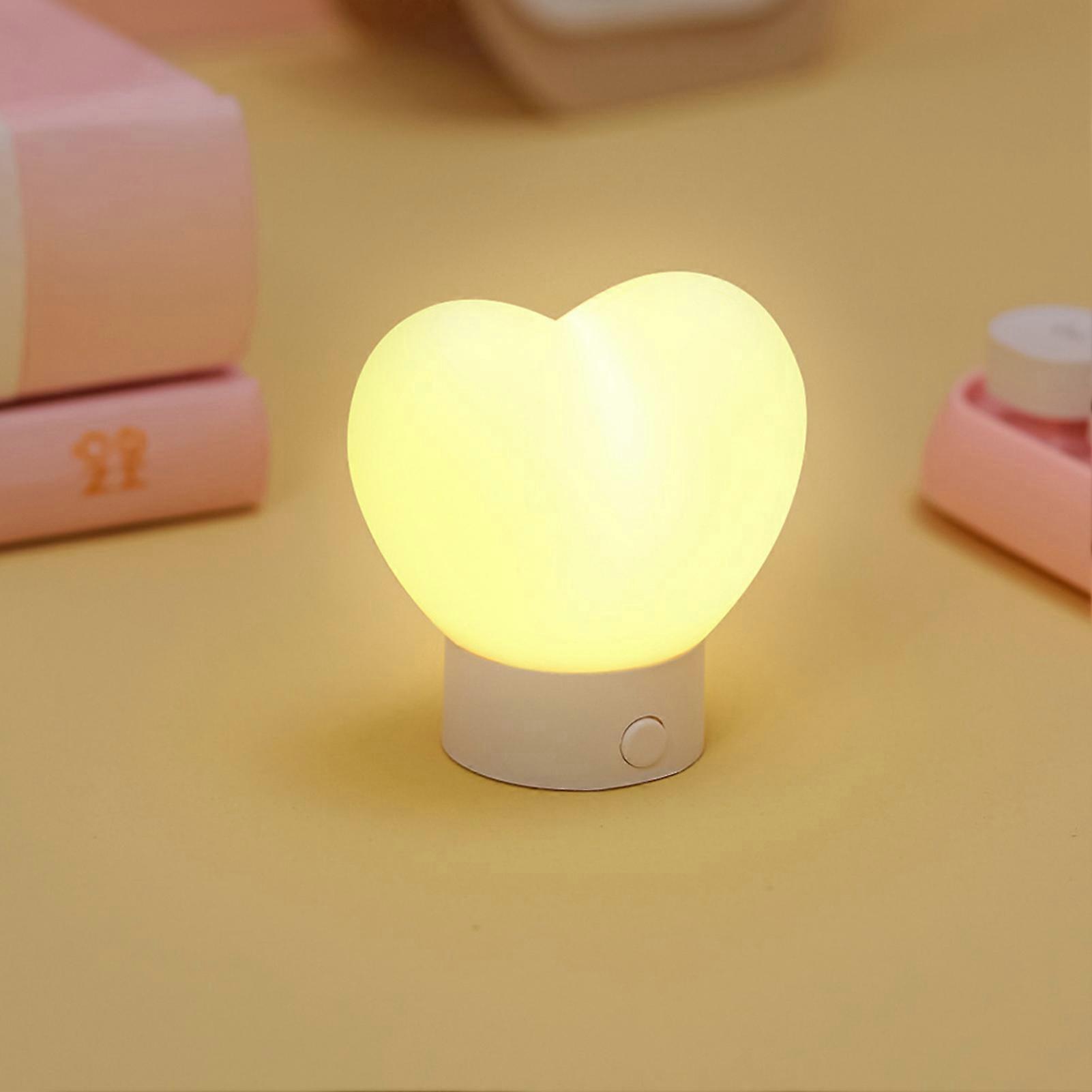 Cute Mini Heart Shaped Night Light Premium Quality Durable Material