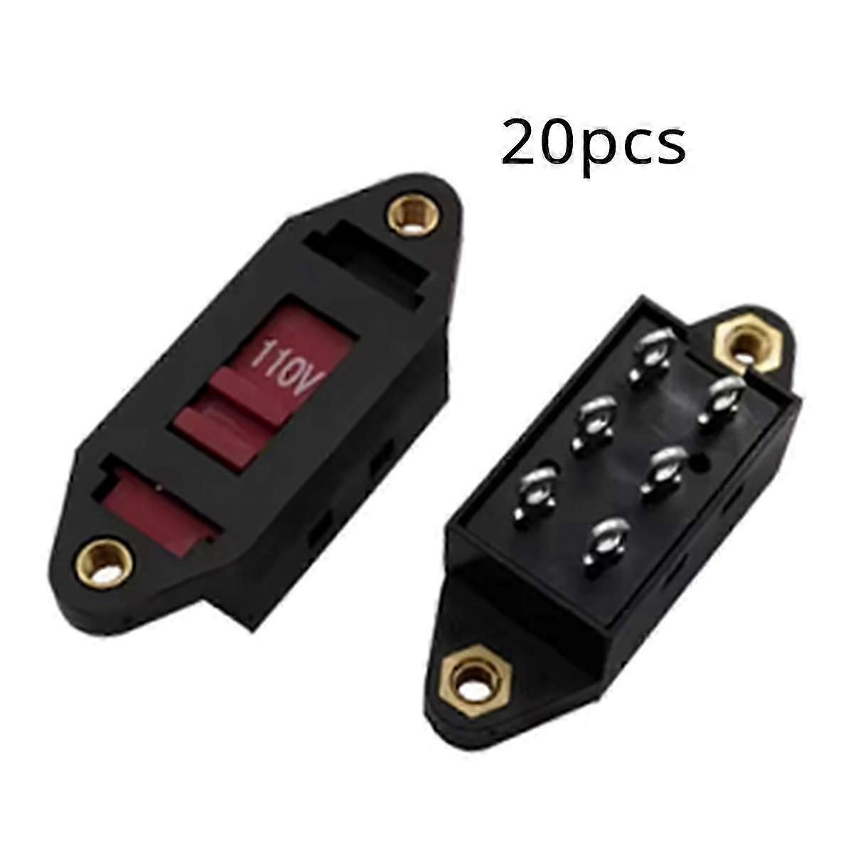 6Pin 110V-220V Power Voltage Conversion Switch 110V-220V Slide Toggle Switch Suitable for Circuits Controlling