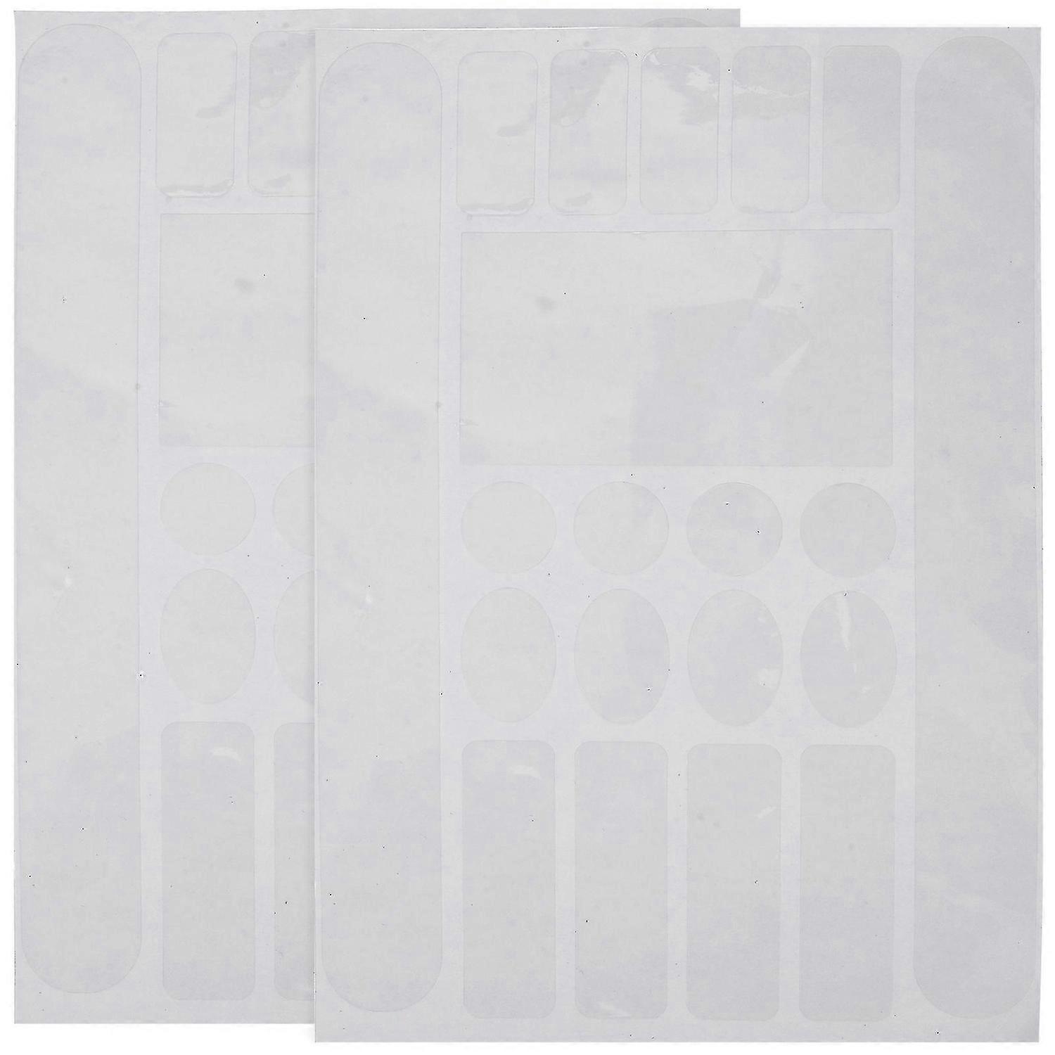 2 Sheets Clear Sheet Protectors Frame Chain Protector Cycling Chain Protector Bike Stickers Chainsta