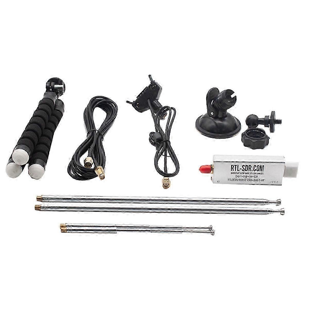 For V3 R820T2 TCXO Receiver+Antenna Full Kit BiasT SMA 500KHz-1766MHz Up to 3.2MHz