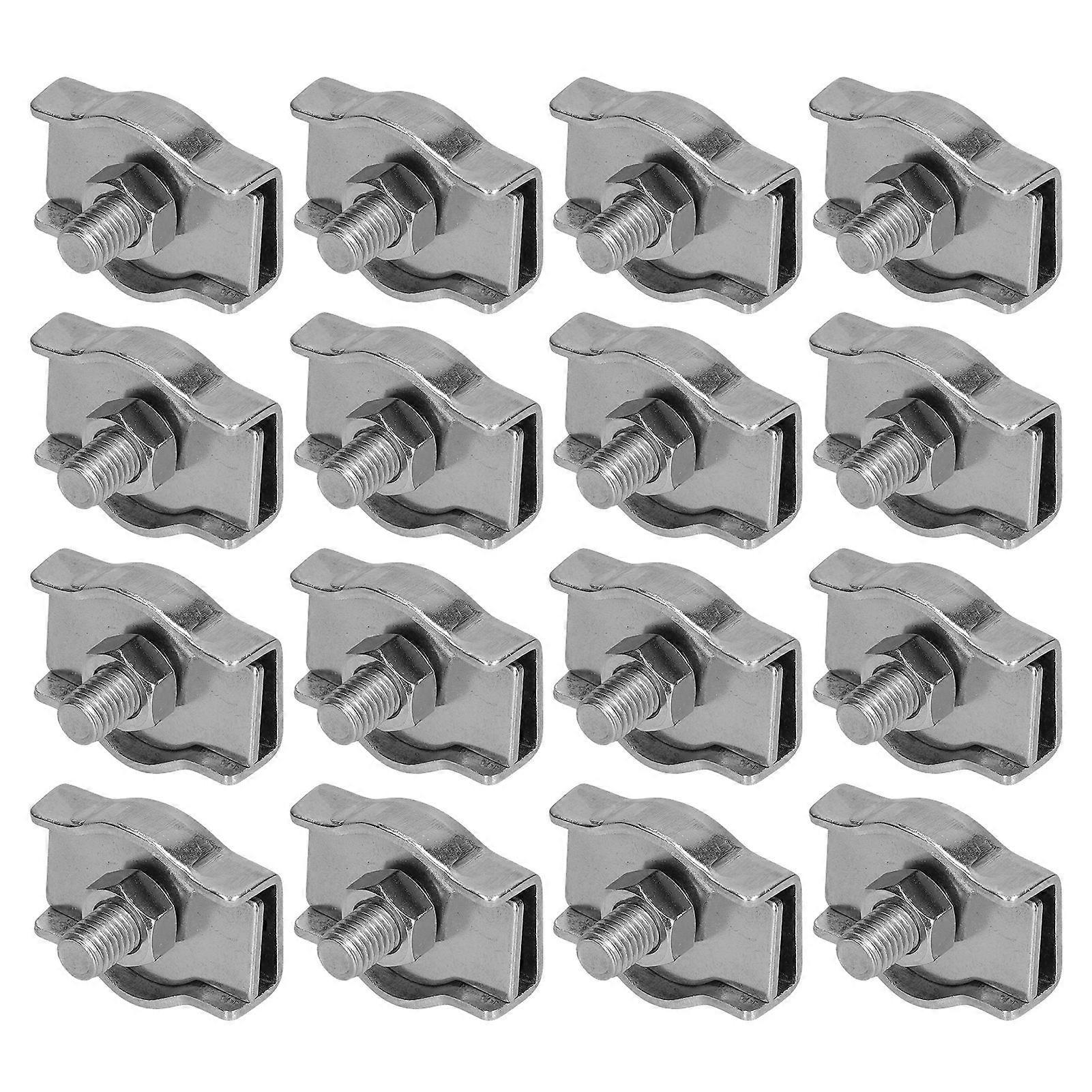 Hochwertige Drahtseil Einzelklemme 20 Stück M6