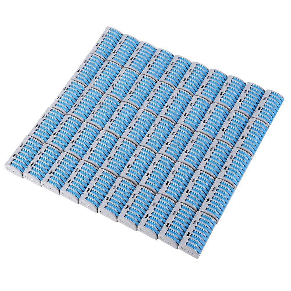 High quality  50PCS PCT-218 wire connector quick wiring terminal 8 holes one in 7 out blue