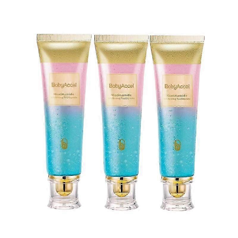 1-3x Bodyaccel Niacinamide Λευκαντική Οδοντόκρεμα Bodyaccel Οδοντόκρεμα Νιασιναμίδη Νέα