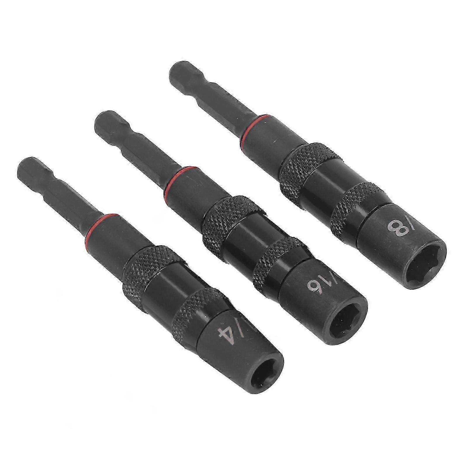 Impact Driver Socket Adapter Set 1/4in Magnetic Flip Socket Bit Holder