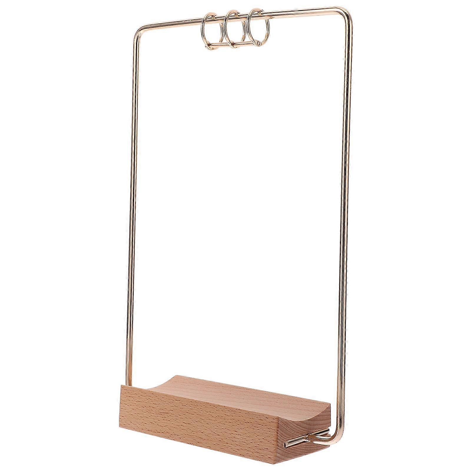 1 Set Of Iron Flip Calendar Stand Rack For Desk Aesthetic Calendar Holder For Home Office Decor Calendar Making Material Calendar Parts And Desk Acces